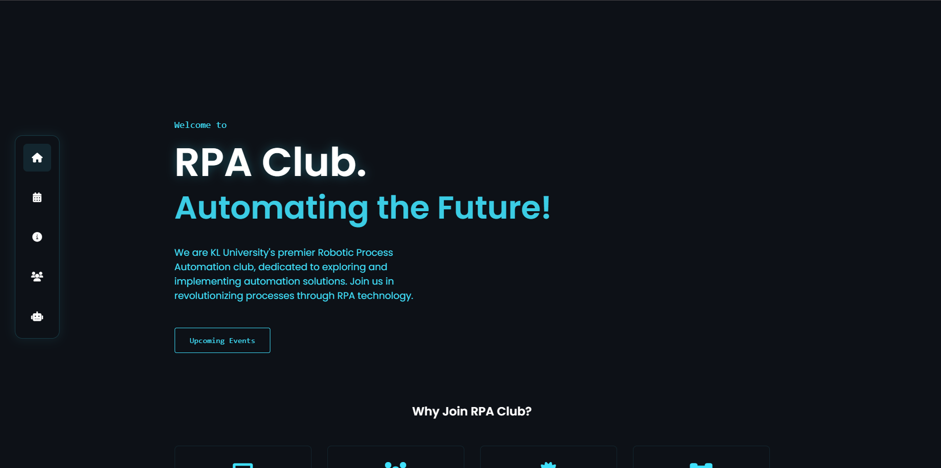 RPAKlef Website screenshot